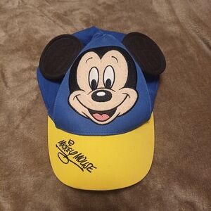 Mickey Mouse Kids Cap - Blue and Yellow